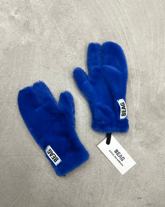 Guantes Tabi - pelo azul